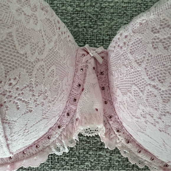 Reggiseno Victoria's Secret Body By Victoria Push Up UW – 38D Rose Clay (Pizzo Rame/Rosa Argilla)